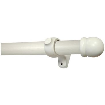 Kit bois 2m Ø28mm ogive sans anneaux laqué bla