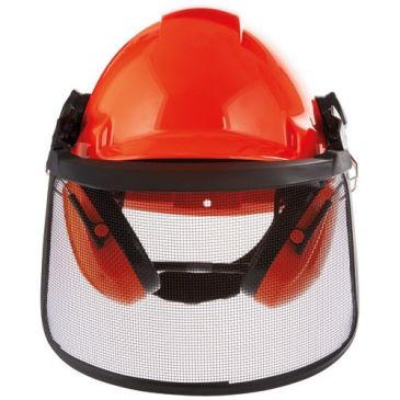 Kit casque de protection avec coquille et visière