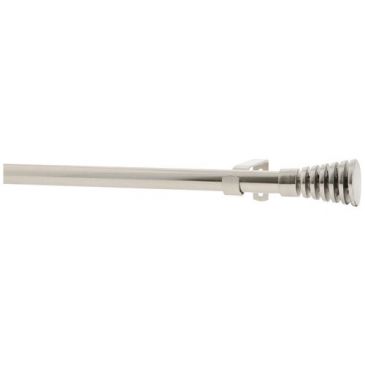 Kit d19/16 1m60/3m00 canele nickel mat