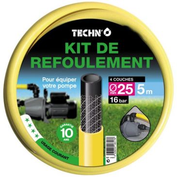 Kit de refoulement Techno pour pompe d. 25mm/5m