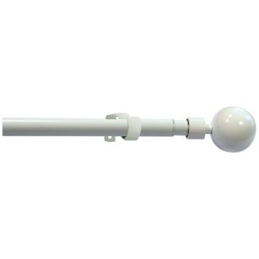 Kit Ø19/16 extensible 1m20/2m10 boule orlando blanc brillan