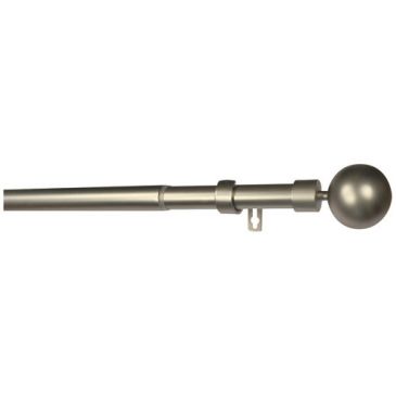 Kit Ø19/16 extensible 1m20/2m10 boule orlando nickel brosse