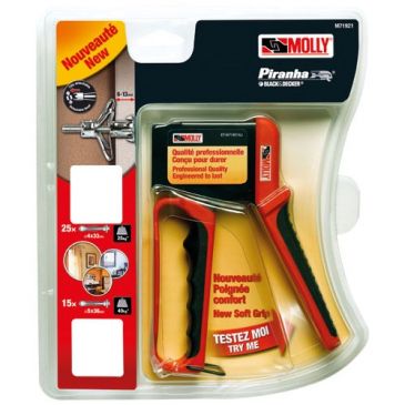 Kit - valibox pince + 40 chevilles avec vis assortis