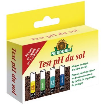 Kit test ph du sol