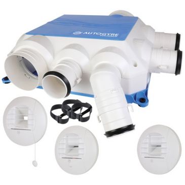 Kit ventilation  basse conso avec bouche manuelle