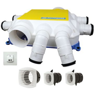 Kit ventilation simple flux autoreglable