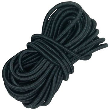 Lacet de rechange élastique long.8m noir pour relax et lit