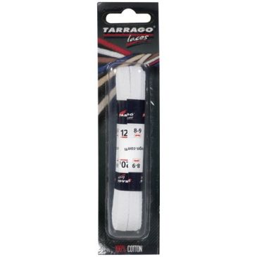 Lacet Tarrago plat noir 120cm