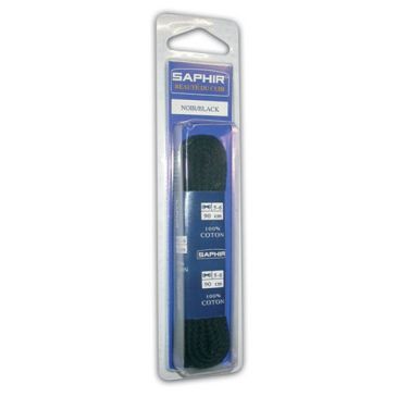 Lacets cordelets 120cm noir 1 paire