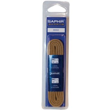 Lacets cordelets 90cm beige 1 paire