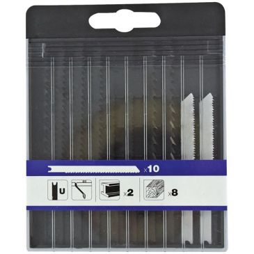 Lame de scie sauteuse - Essential - spécial bois - fixation en U - coffret 