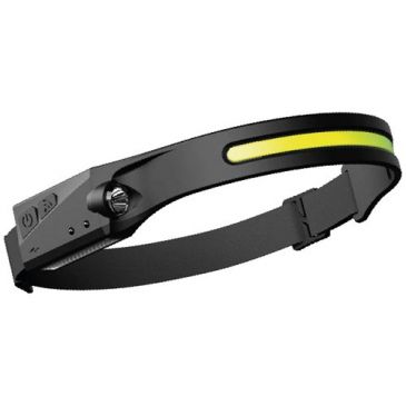 Lampe frontale - 400 lm - 5W - fonction détecteur de mouvement - IPX4 - gri