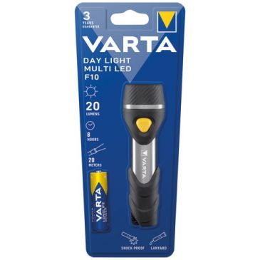 Lampe torche - Day Light Multi LED F10 - 1 pile LR06 - noir/gris