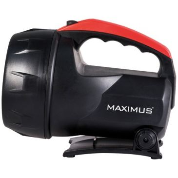 Lampe projecteur - lanterne - 100 lm - 10W - noir/rouge