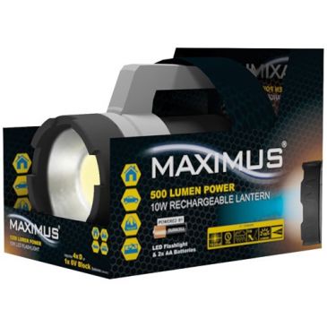 Lampe projecteur - 500 lm - 5W - IPX4 - noir/gris