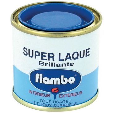 Super laque Brillante 50 ml Flambo - Blanc