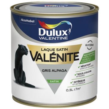 Laque glycéro Satin 500 ml Valénite - Base White