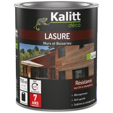 Lasure bois 7 ans 0.75 L chêne foncé
