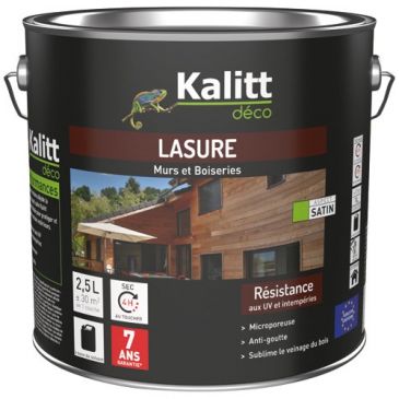 Lasure bois 7 ans 2.5 L chêne clair