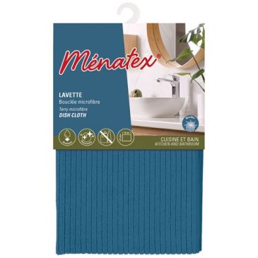 Lavette bouclée microfibres 31 x 32 cm multi-usages