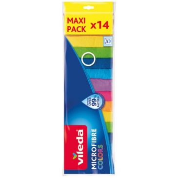 Lavette microfibre - Colors - 30x30 cm - lot de 14 - GSB