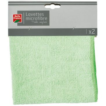 lavette microfibre toutes surfaces X 2 BF