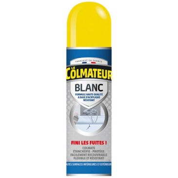 Le Colmateur spray bitume d'étanchéité blanc 405ml