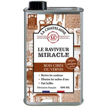 Raviveur miracle - bois cirés ou vernis - bidon - 500 mL