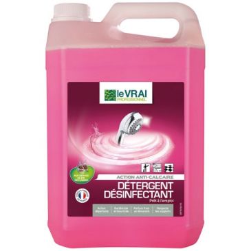 Le Vrai détergent désinfectant sanitaire  5L 4522
