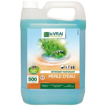 Le Vrai détergent parfum perle d'eau 5L 4266