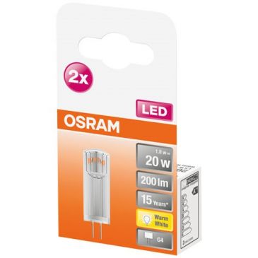 Led capsule clair 1.8w g4 chaud boite de 2