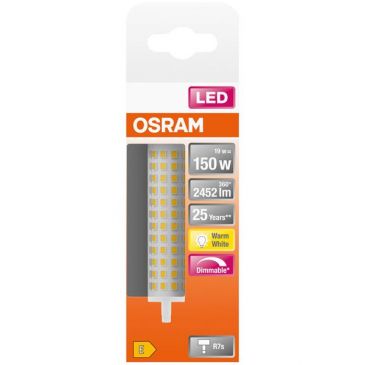 Led crayon 118mm variable 19w r7s 2452lm 2700K chd boite x1