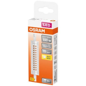 LED crayon slim R7S 78mm 11W chd bte 1