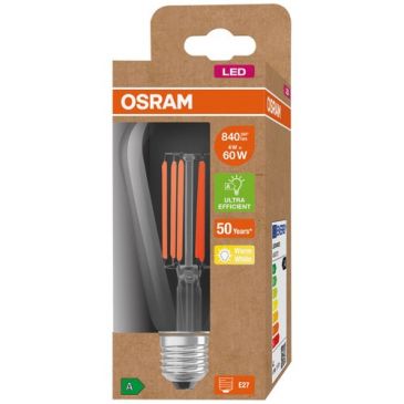 LED Edison clair filament 4 W E27 blanc chaud