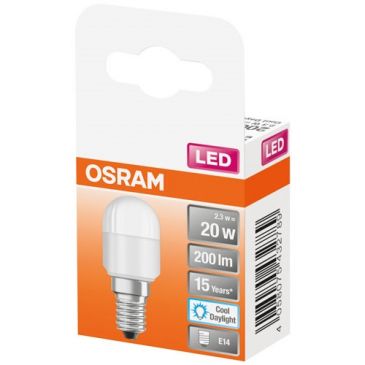 Led mini tube t26 dépoli 2.3w e14 lum.jour boite de 1