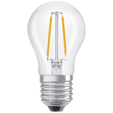 Led sphere clair filament e27 1.8w 250lm froid