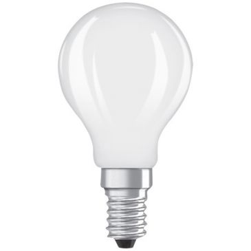 led sphere verre depoli e14 3.4w 470lm froid