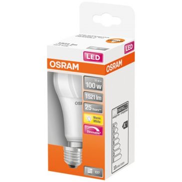 Led standard dépolie radiateur variable 13w e27 chd bte 1
