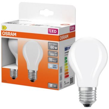 Led standard filament e27 5.9w 806lm froid boite de 2