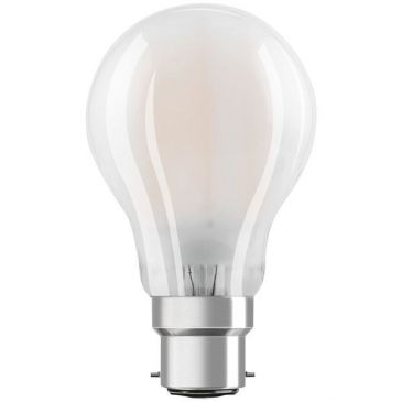 Led standard verre dépoli 7w b22 froid boite