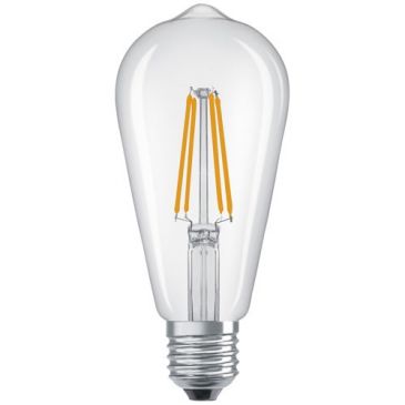 Led star classic edison filament e27 5.9w 806lm chaud