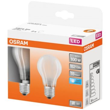 Led std full glass 10W E27 blanc froid boite 2