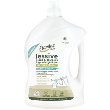 Lessive hypoallergenique sans parfum 3 L