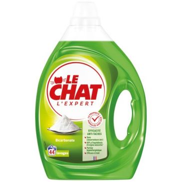 Lessive liquide Le Chat expert bicarbonate 1.98L 44 lavages