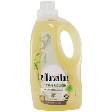 Lessive liquide savon de marseille 2l 40 lavages