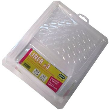 Liner pour bac à peinture antiglisse x3