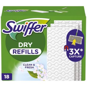 Lingette sèche sol swiffer dry x18