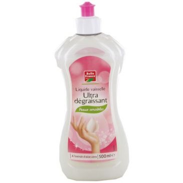 Liquide vaisselle ultra-dégraissant peaux sensibles 500 ml