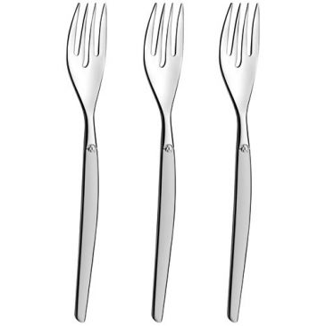 Lot 3 fourchettes à gâteau Inox Satiné - Jet