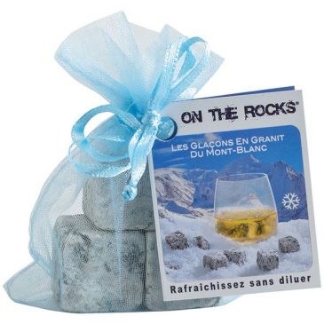 Lot 3 glaçons Granit - Mont-Blanc
